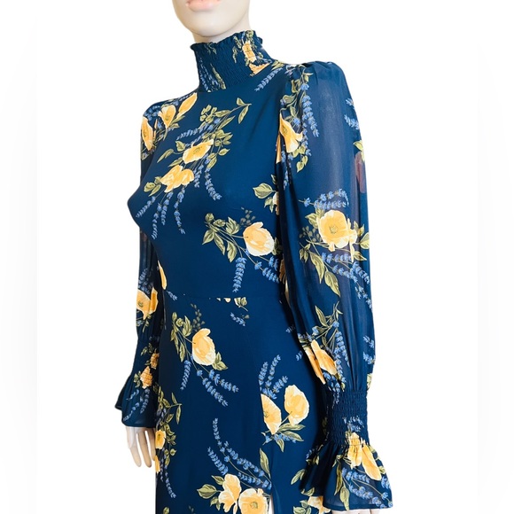 REFORMATION Dress Size 2 Long Sleeves 100% Viscose turtleneck Long sleeves - Picture 9 of 14